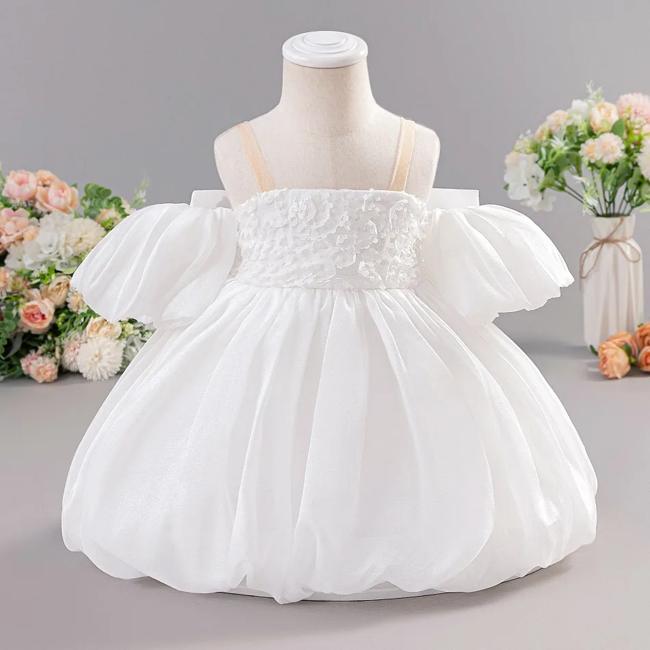 Newborn Off Shoulder 1st Princess Dress For Baby Girl Clothes Bud Party Dresses Todder Girls White Birthday Baptism Cloth ASQ03
Newborn Off Shoulder 1st Princess Dress For Baby Girl Clothes Bud Party Dresses Todder Girls White Birthday Baptism Cloth ASQ03