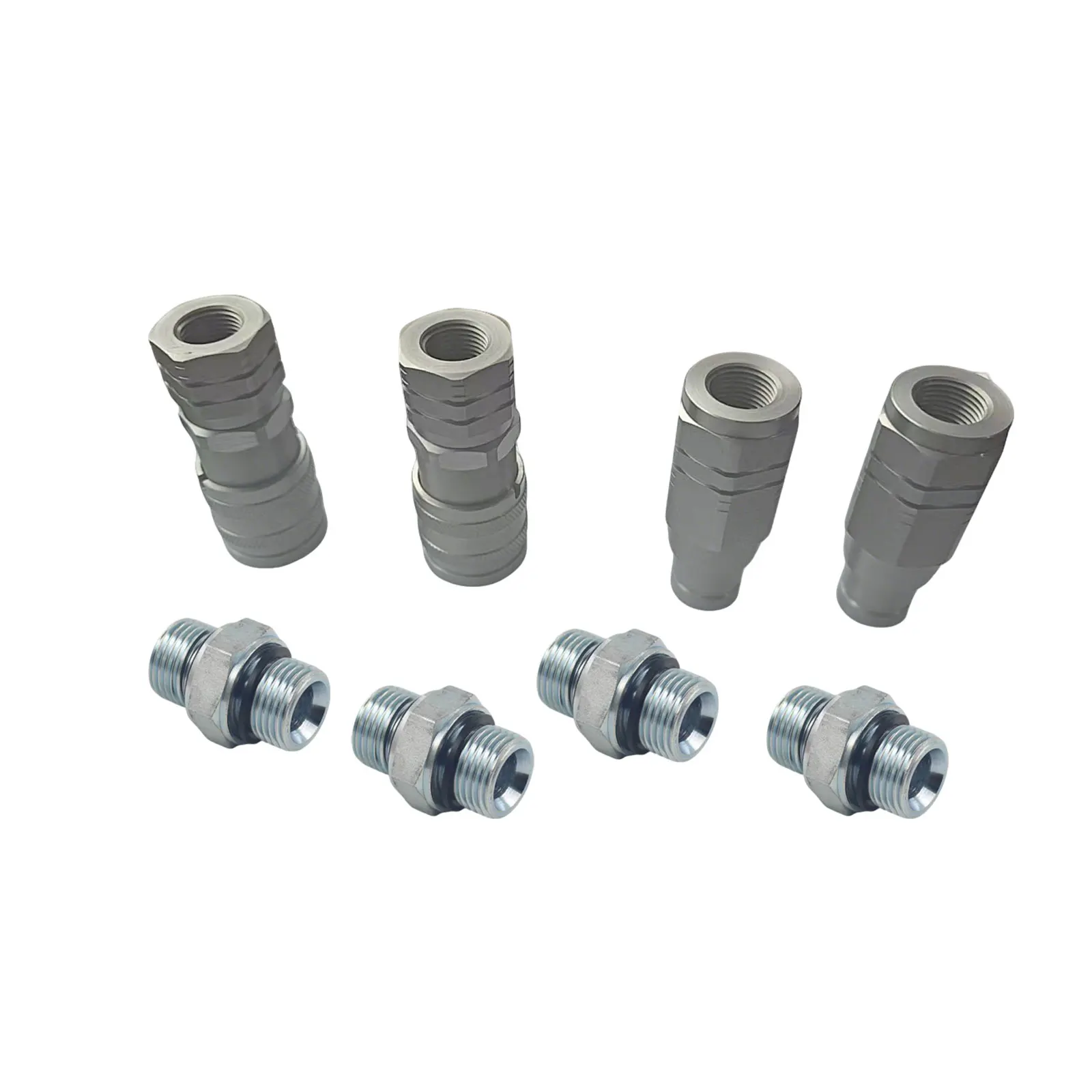 3/8" DIN L08 Flat Face Quick Connect Kit Interchange Hydraulic Coupler for Mini Excavator AGT
3/8" DIN L08 Flat Face Quick Connect Kit Interchange Hydraulic Coupler for Mini Excavator AGT