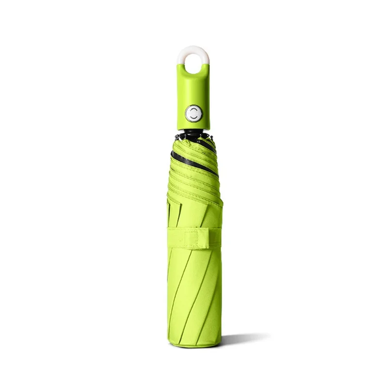 8K Solid Color Automatic Umbrella 3-Folding Windproof Sun Umbrella With 360° Rotating Hook Handle
8K Solid Color Automatic Umbrella 3-Folding Windproof Sun Umbrella With 360° Rotating Hook Handle
