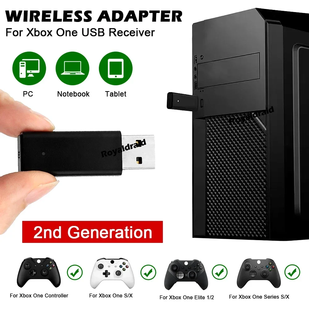 NEW Wireless Adapter USB Receiver For Xbox One For Xbox One 2nd Xbox One 1st for Windows 10 System PC Laptops 2nd Generation
NEW Wireless Adapter USB Receiver For Xbox One For Xbox One 2nd Xbox One 1st for Windows 10 System PC Laptops 2nd Generation