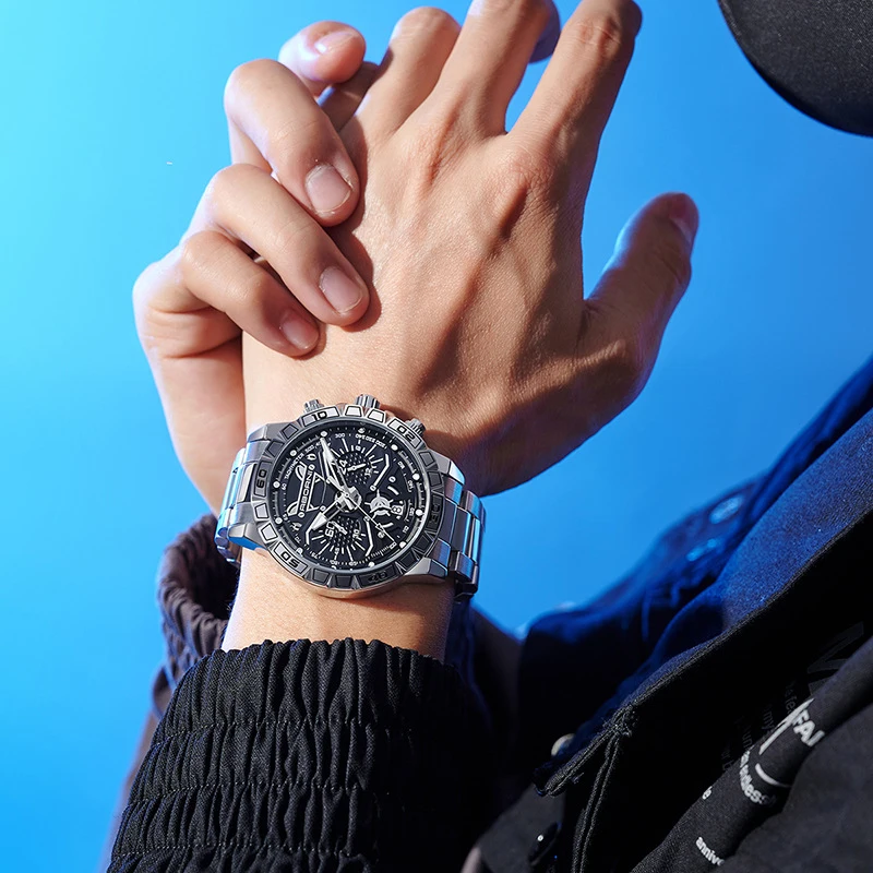 ABORNI Multifunctional Men's Fashion Watch, Waterproof, Sports and Casual, High-End Brand Watch for Travel and Parties
ABORNI Multifunctional Men's Fashion Watch, Waterproof, Sports and Casual, High-End Brand Watch for Travel and Parties