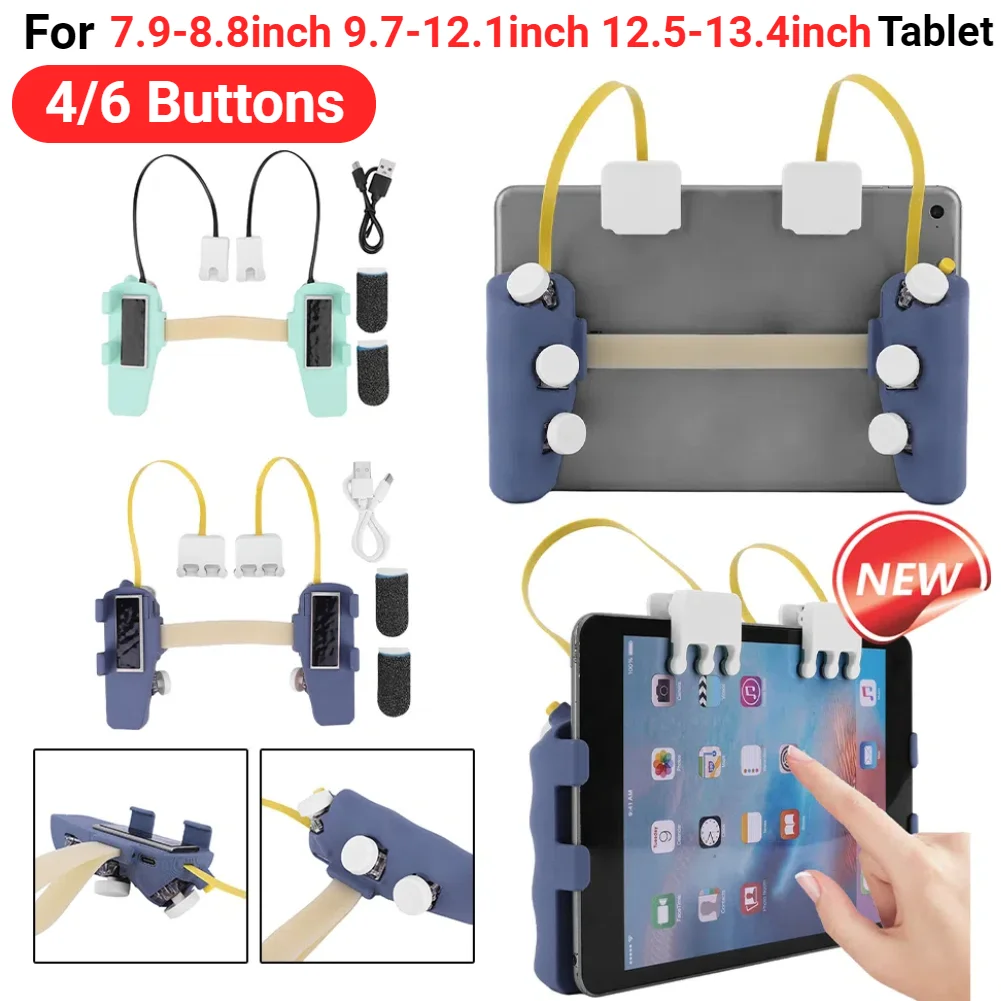 Tablet Game Controller Four/Six Buttons Mobile Gaming Controller Pulse Continuous Shooting Multiple Sizes To Choose
Tablet Game Controller Four/Six Buttons Mobile Gaming Controller Pulse Continuous Shooting Multiple Sizes To Choose