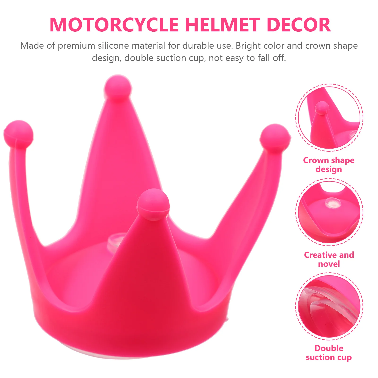 1Pcs Suction Cup Motorcycle Durable Silicone Double Sucker Bright Color Decoration Grey Horns
1Pcs Suction Cup Motorcycle Durable Silicone Double Sucker Bright Color Decoration Grey Horns