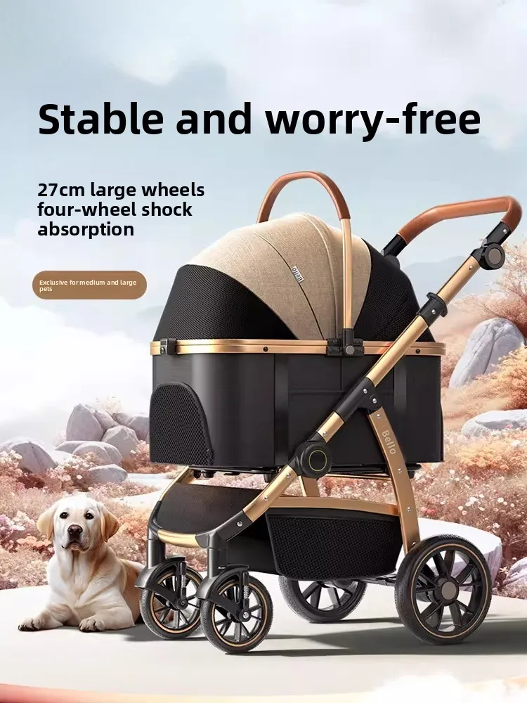 Premium Large Pet Stroller Lightweight Foldable Detachable for Dogs Cats Multi Pets Outdoor
Premium Large Pet Stroller Lightweight Foldable Detachable for Dogs Cats Multi Pets Outdoor