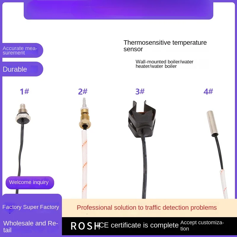 Thermal Probe Kxff50KResistance Wall-Hanging Stove Measuring Water Temperature Sensor Wall-Hanging Stove Temperature Sensor
Thermal Probe Kxff50KResistance Wall-Hanging Stove Measuring Water Temperature Sensor Wall-Hanging Stove Temperature Sensor