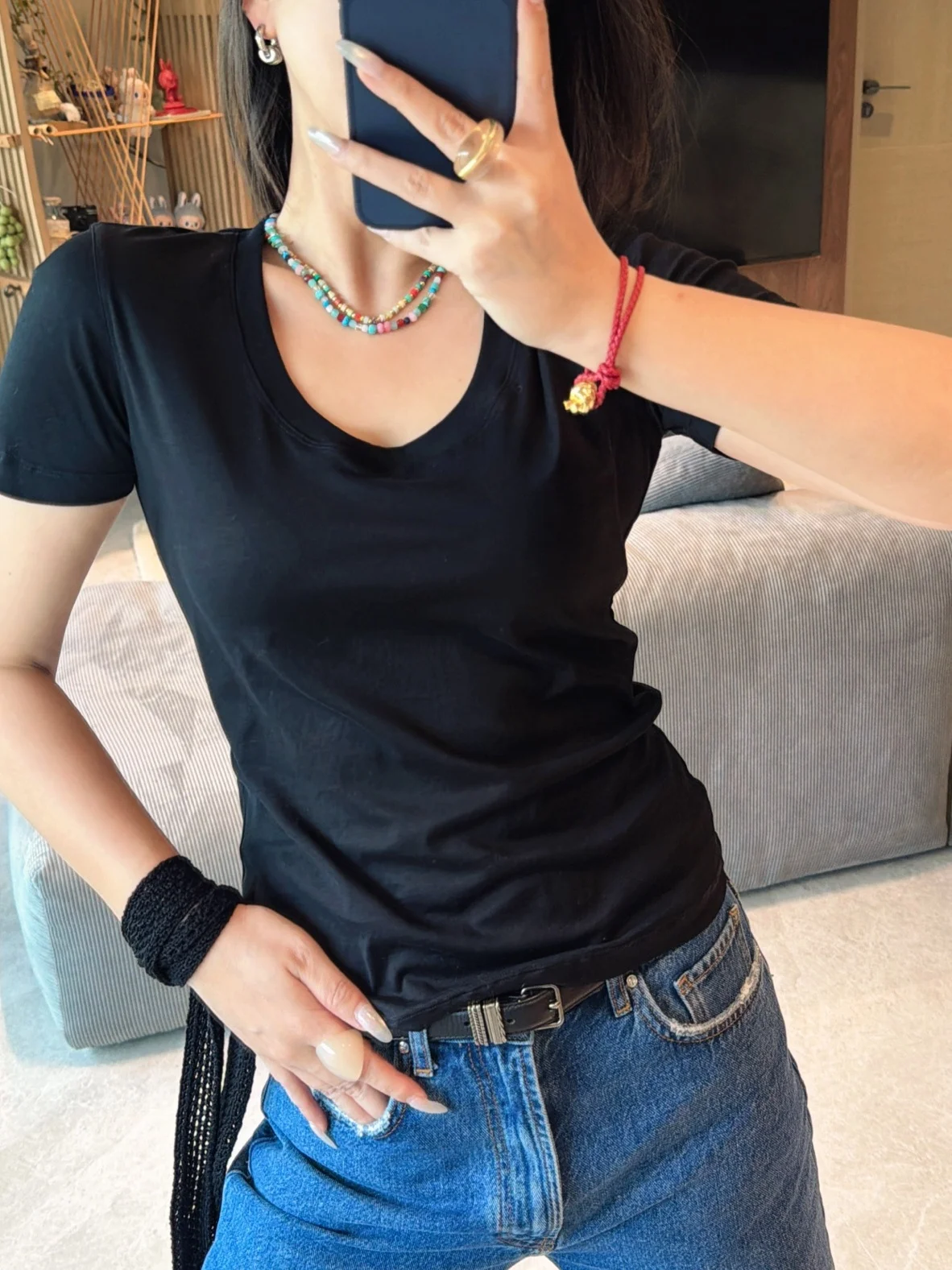Elegant Casual Lightweight Short Sleeve round Neck Cotton T-Shirt Pure Color Versatile Summer New Arrival for Women
Elegant Casual Lightweight Short Sleeve round Neck Cotton T-Shirt Pure Color Versatile Summer New Arrival for Women