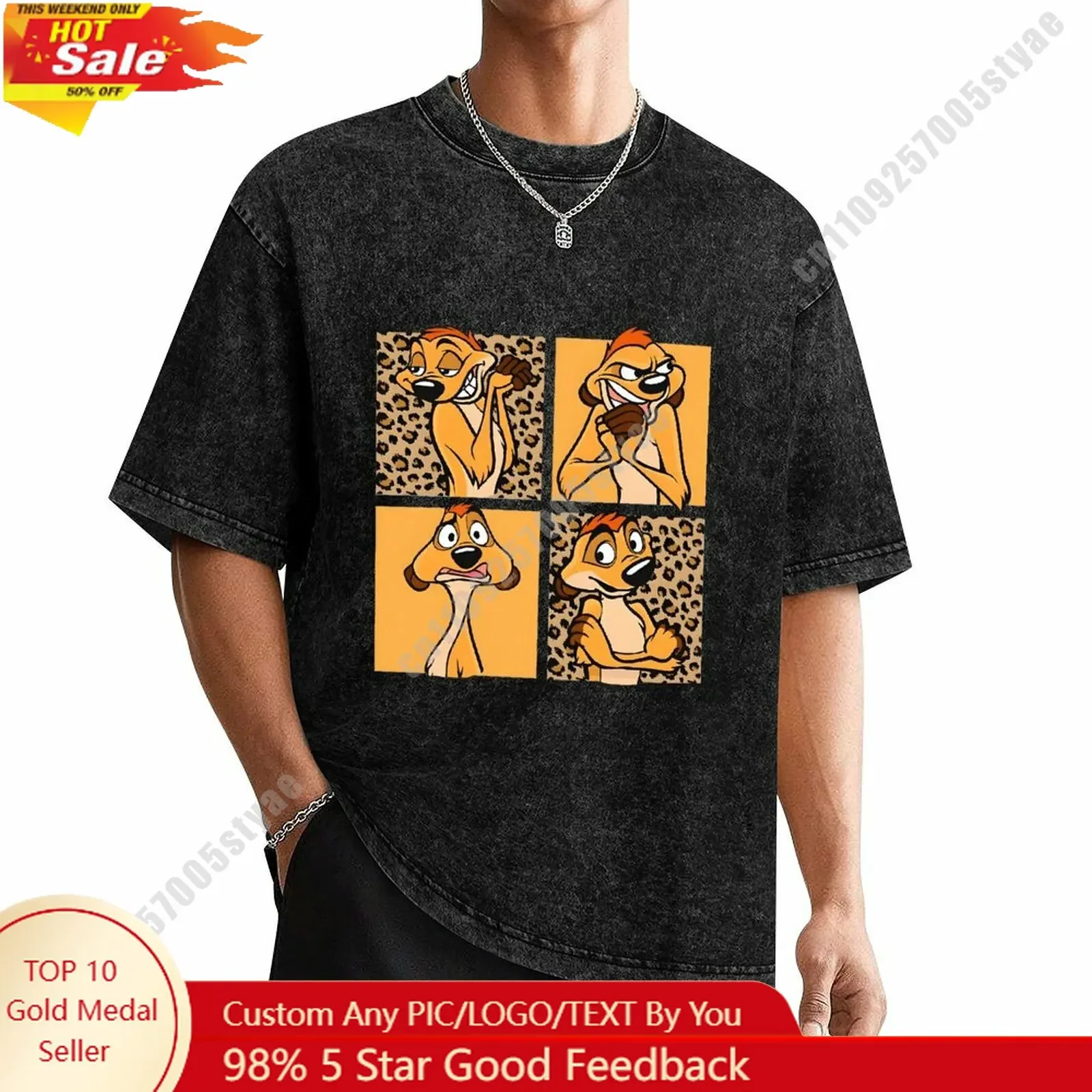 Timon T Shirt Disney Customizable Personalize Your Own Design Heat Transfer Printing Vintage Washed Dropped Shoulder T-shirt
Timon T Shirt Disney Customizable Personalize Your Own Design Heat Transfer Printing Vintage Washed Dropped Shoulder T-shirt