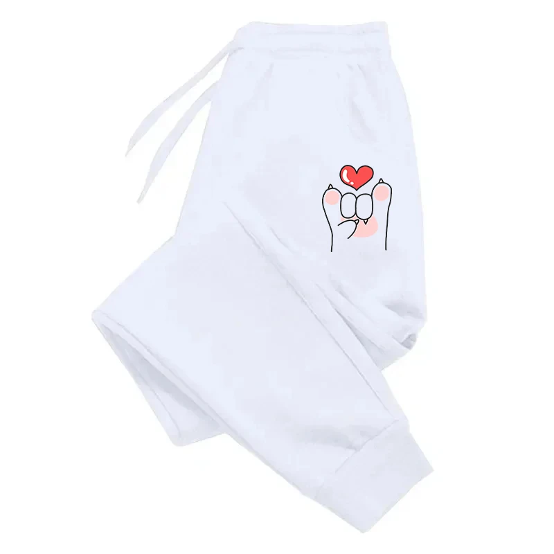 Cat Handprints And Hearts Printed Women'S Pant Autumn Fashion Joggers Casual Autumn Joggers Warm Long Sweatpants
Cat Handprints And Hearts Printed Women'S Pant Autumn Fashion Joggers Casual Autumn Joggers Warm Long Sweatpants
