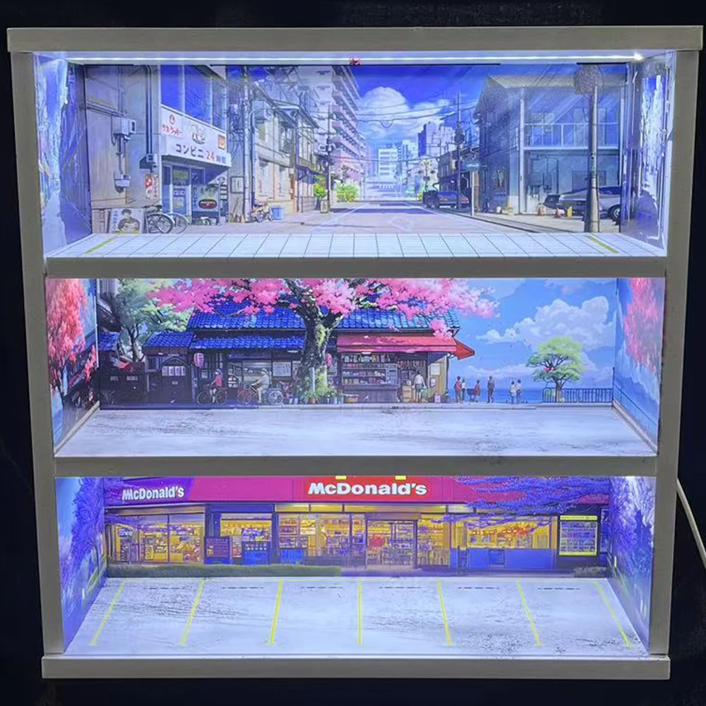 Meiduoxing 3Layers 1/64 Scale Car Parking Lot Garage Diorama Model USB LED Lights Car Showroom Display Collectible Box
Meiduoxing 3Layers 1/64 Scale Car Parking Lot Garage Diorama Model USB LED Lights Car Showroom Display Collectible Box