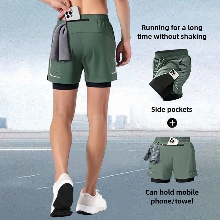 Men's Running-Specific Shorts with Phone Pocket: Quick-Dry Athletic Shorts for Short & Long Distance Running, Track&Field
Men's Running-Specific Shorts with Phone Pocket: Quick-Dry Athletic Shorts for Short & Long Distance Running, Track&Field