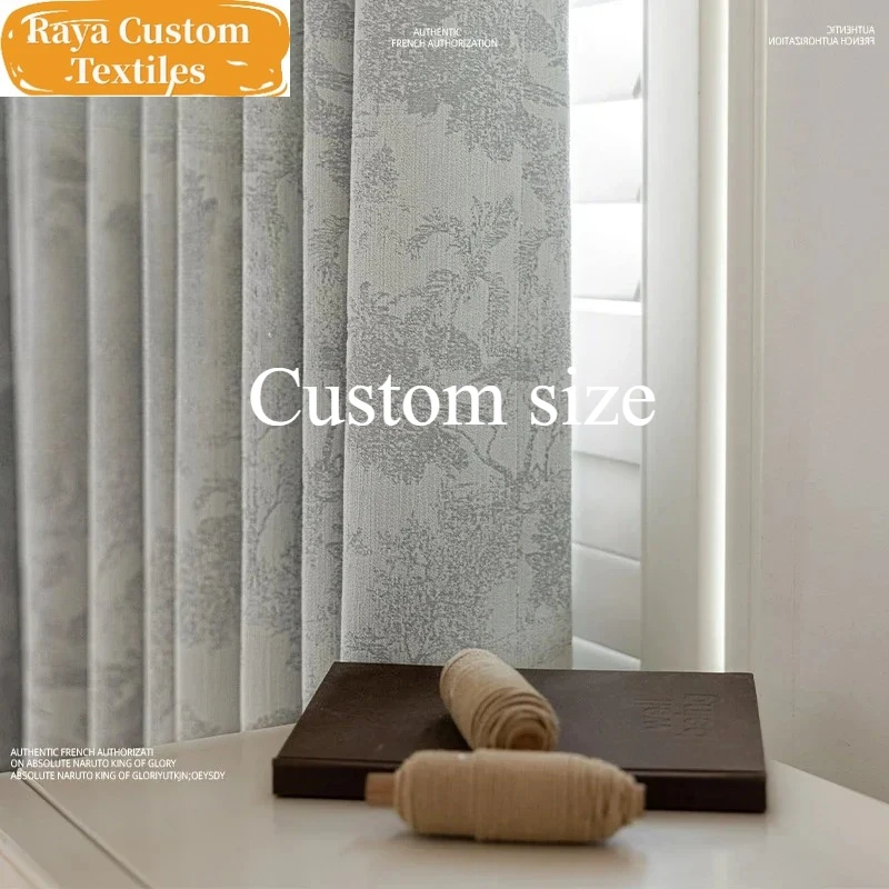 Custom Size Light Luxury Fabric Thick Chenille Curtain Blackout Finished Curtain Fabric for Living Dining Room Bedroom
Custom Size Light Luxury Fabric Thick Chenille Curtain Blackout Finished Curtain Fabric for Living Dining Room Bedroom