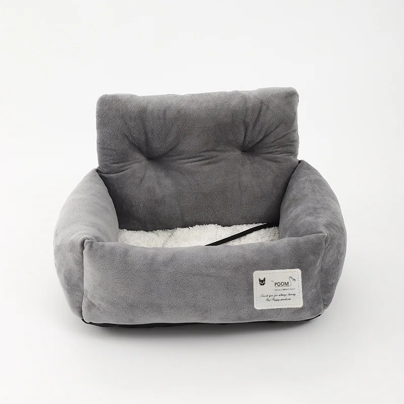 Portable Car Pet Bed with Handle Thick Warm Soft Dog Cat Crate Safety Buckle Anti-Slip Breathable Washable Travel Nest
Portable Car Pet Bed with Handle Thick Warm Soft Dog Cat Crate Safety Buckle Anti-Slip Breathable Washable Travel Nest