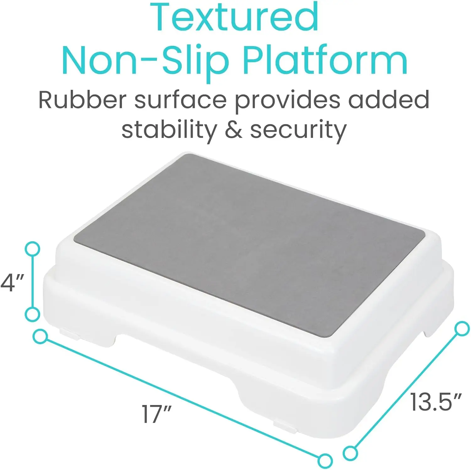 Bath Shower Step Stool - Slip Resistant, Stackable, Indoor/Outdoor - Safety Stepping Stool Bathroom Aid
Bath Shower Step Stool - Slip Resistant, Stackable, Indoor/Outdoor - Safety Stepping Stool Bathroom Aid