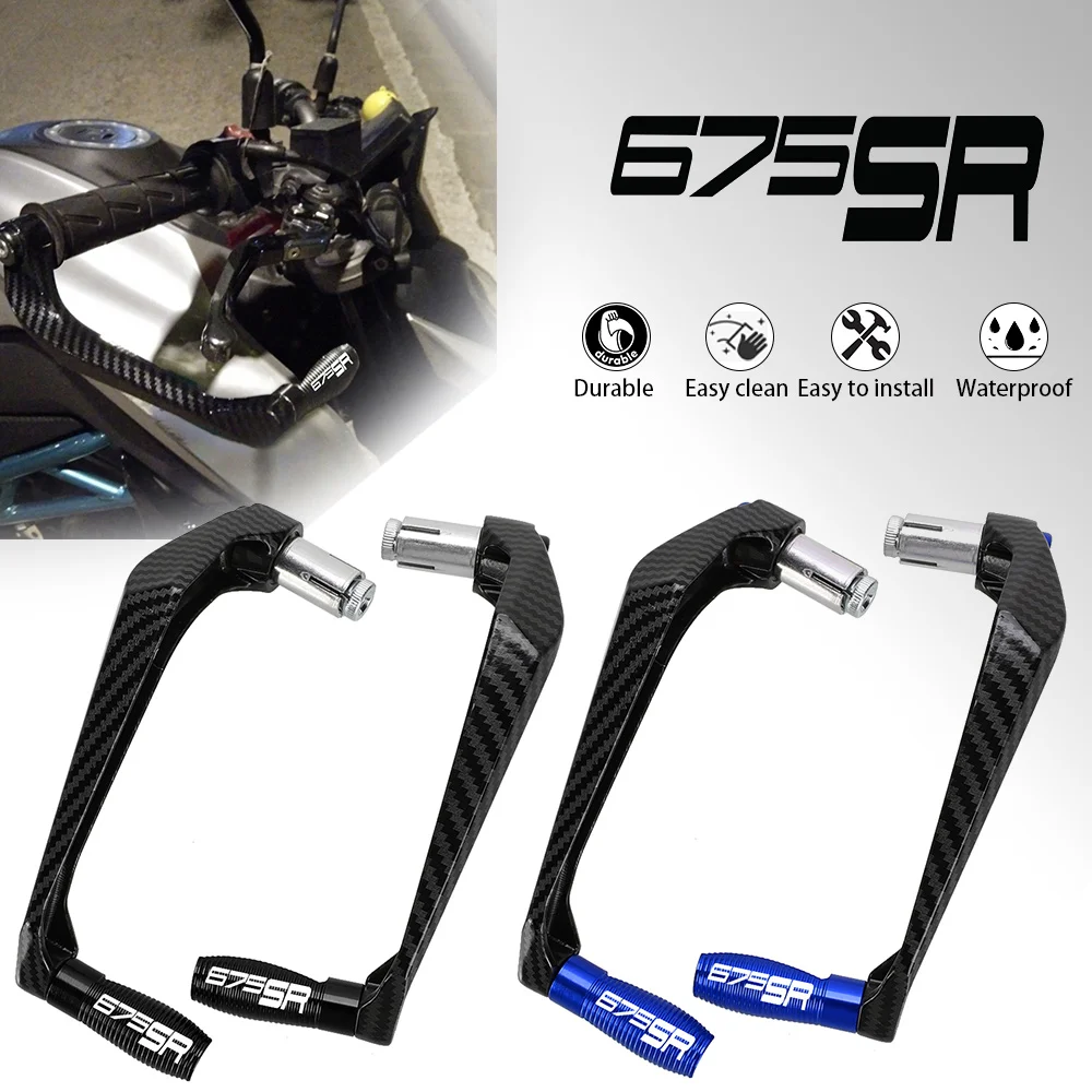 Motorcycle Handlebar Grips Hands Guard Brake Clutch Levers Protector For CFMOTO 675SR-R / 675SR / 675NK / 675SS 2024 2025 Parts 
Motorcycle Handlebar Grips Hands Guard Brake Clutch Levers Protector For CFMOTO 675SR-R / 675SR / 675NK / 675SS 2024 2025 Parts