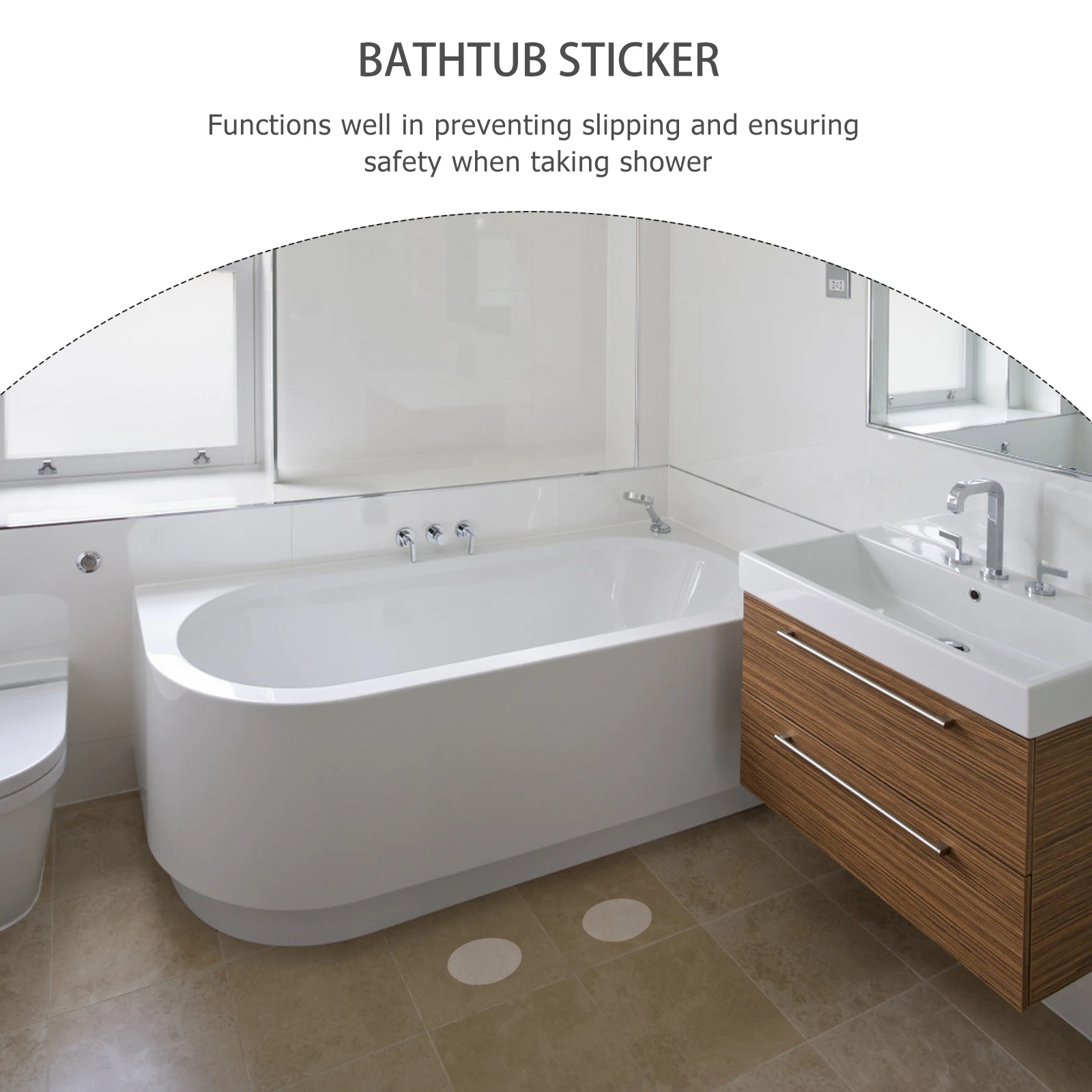 16pcs Anti Slip Stickers For Bathroom Bathtub Pool Stairs Ladder Transparent Round Non Skid Safety Tapes Easy Install Home Use
16pcs Anti Slip Stickers For Bathroom Bathtub Pool Stairs Ladder Transparent Round Non Skid Safety Tapes Easy Install Home Use