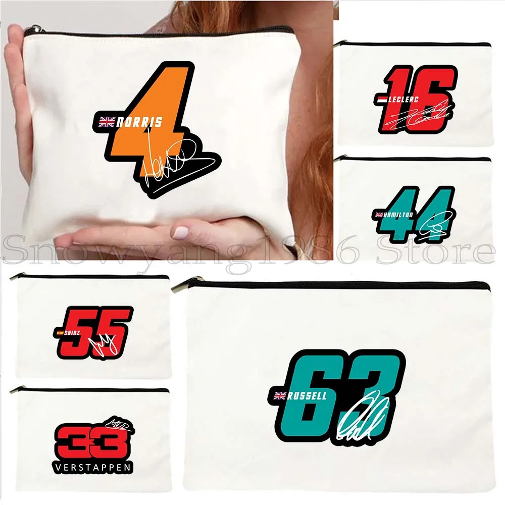 F1 Formula One Car Racing Signature Number 14 16 23 63 Lando Norris 4 Lewis Hamilton 44 Cosmetic Bag Makeup Pouch Pencil Case
F1 Formula One Car Racing Signature Number 14 16 23 63 Lando Norris 4 Lewis Hamilton 44 Cosmetic Bag Makeup Pouch Pencil Case