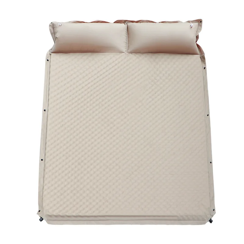 Camping moisture-proof camping double mattress, khaki red positive and negative outdoor automatic inflatable mattress 
Camping moisture-proof camping double mattress, khaki red positive and negative outdoor automatic inflatable mattress