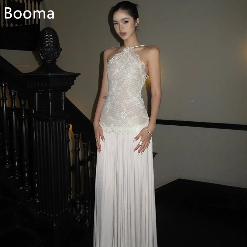 Booma A-Line Backless Elegant Lace Long Satin Wedding Dresses Sleeveless Brides Gown Custom Made 2025 
Booma A-Line Backless Elegant Lace Long Satin Wedding Dresses Sleeveless Brides Gown Custom Made 2025