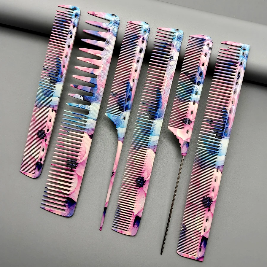 6Pcs Hair Stylist Comb Set, Professional Hair Combs for Hairstylists, Suitable for All Hair Types, Precise Trimming and Styling, Unisex, a Must-Have Salon Hair Comb Set, Including Tail Comb/Men's Comb/Women's Comb/Oil Hair Comb, Etc
6Pcs Hair Stylist Comb Set, Professional Hair Combs for Hairstylists, Suitable for All Hair Types, Precise Trimming and Styling, Unisex, a Must-Have Salon Hair Comb Set, Including Tail Comb/Men's Comb/Women's Comb/Oil Hair Comb, Etc