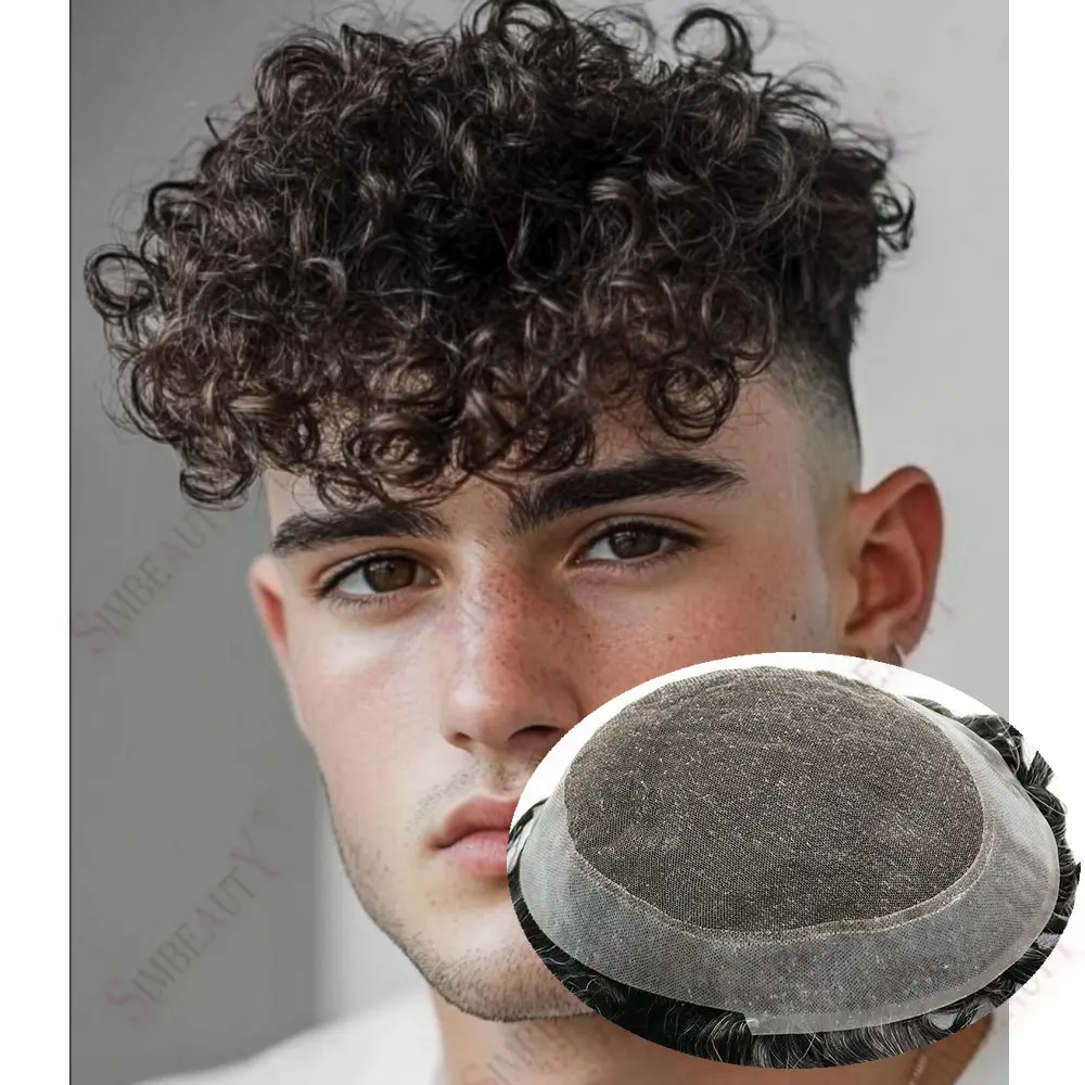 15mm Afro Curly Australia French Lace&Soft PU Toupee Men's Capillary Prosthesis Human Hair Wig System Grey Black Male Hairpiece
15mm Afro Curly Australia French Lace&Soft PU Toupee Men's Capillary Prosthesis Human Hair Wig System Grey Black Male Hairpiece