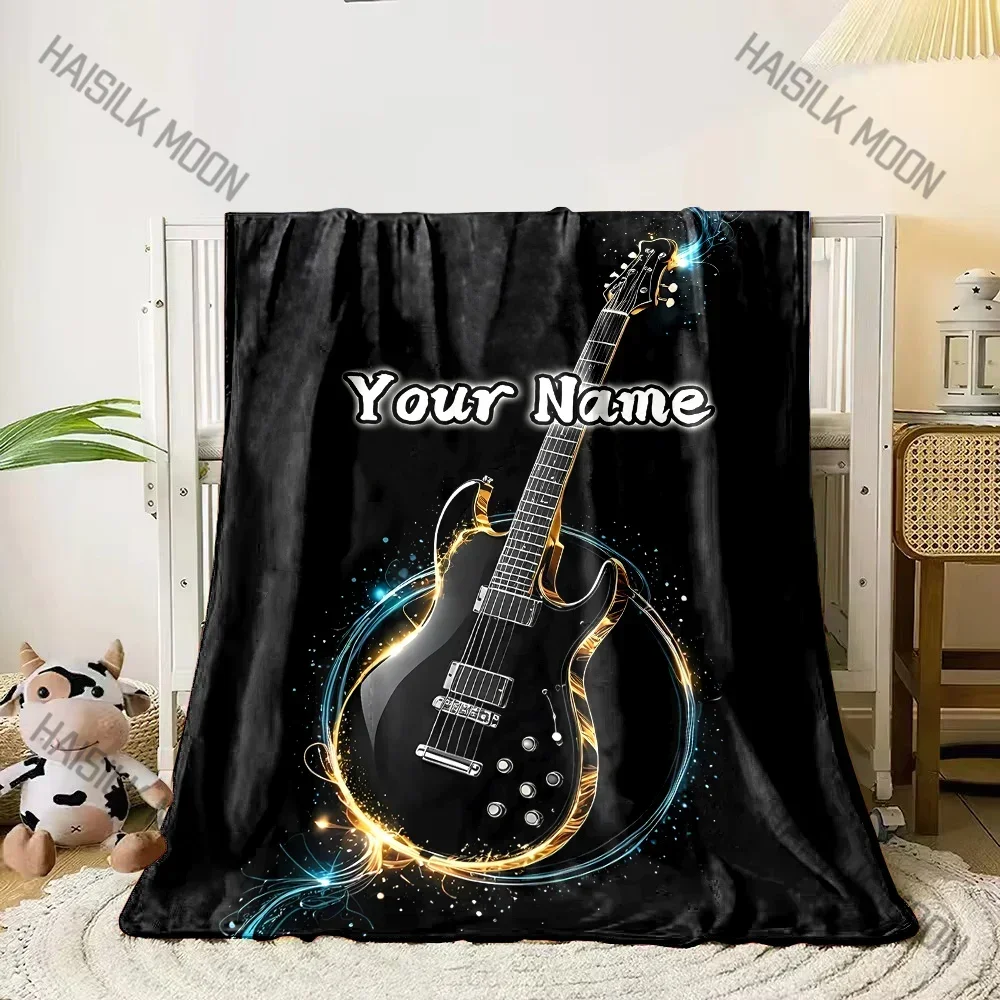 Black Electric Guitar Printed Blanket Custom Name Text Blanket Multi-size Gift for Music Lover Super Soft & Fluffy Fast Shipping
Black Electric Guitar Printed Blanket Custom Name Text Blanket Multi-size Gift for Music Lover Super Soft & Fluffy Fast Shipping