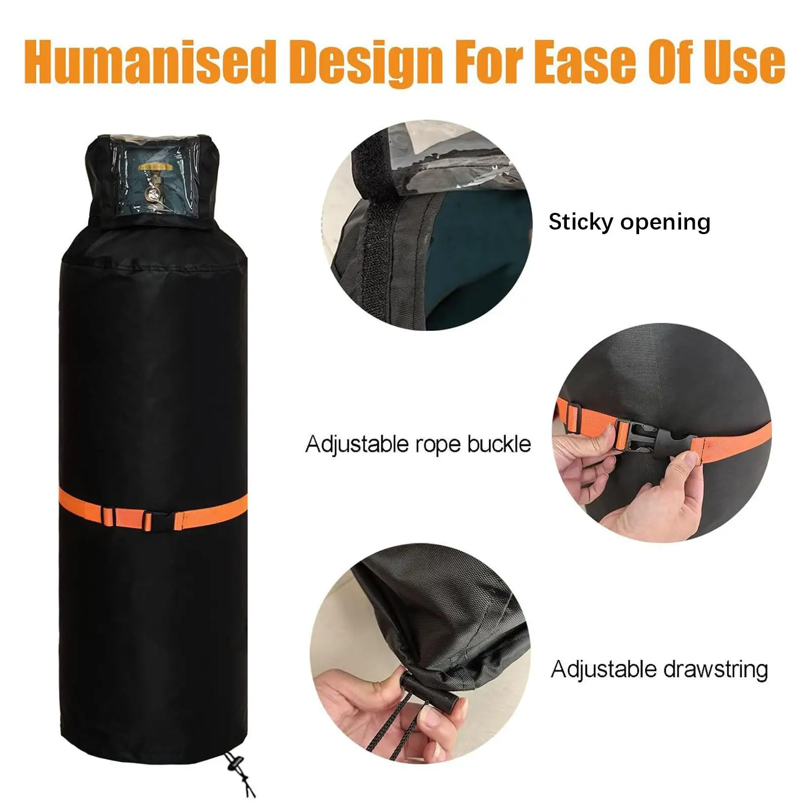 Outdoor Propane Tank Cover Convenient Waterproof for Backpacking BBQ Camping
Outdoor Propane Tank Cover Convenient Waterproof for Backpacking BBQ Camping