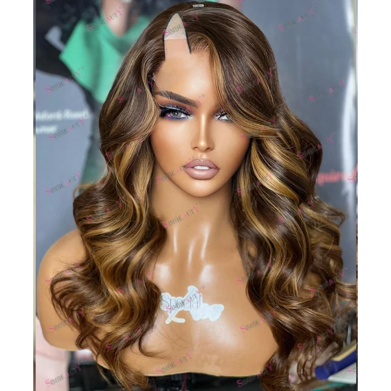 Хайлайтер Bayalage коричневый блонд Remy 100% человеческие волосы безклеевые 1x 4 размера V части парики для женщин # 4HL #27 медово-коричневые U-образные парики
Хайлайтер Bayalage коричневый блонд Remy 100% человеческие волосы безклеевые 1x 4 размера V части парики для женщин # 4HL #27 медово-коричневые U-образные парики