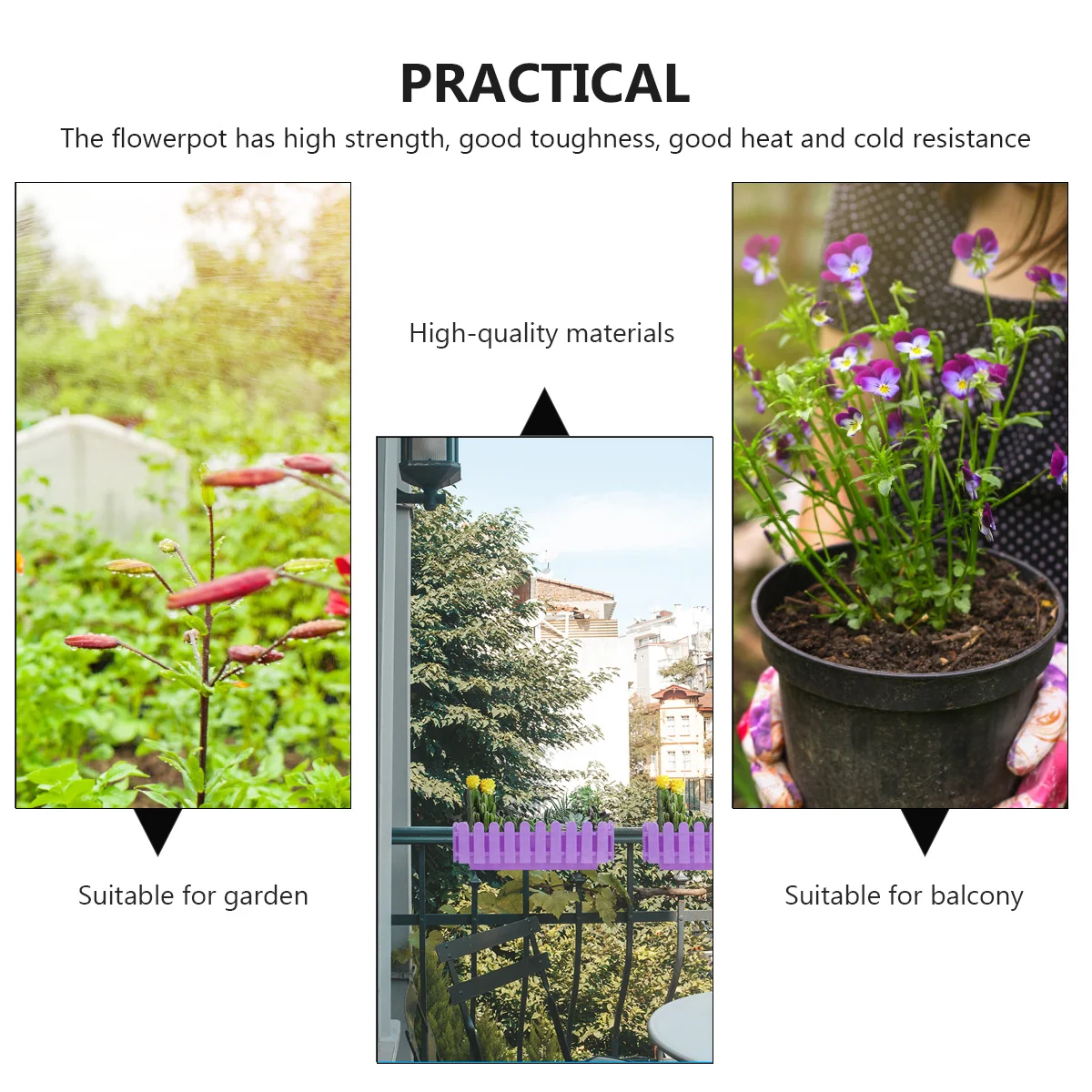 Plastic Fence Flower Pot Rectangular Wall Mounted Succulent Planter Garden Decor Green Plants Holder Outdoor Indoor
Plastic Fence Flower Pot Rectangular Wall Mounted Succulent Planter Garden Decor Green Plants Holder Outdoor Indoor