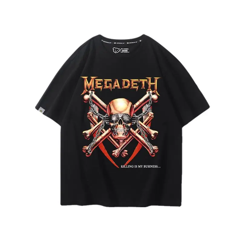Band Short Sleeve Boys European and American Heavy Metal Rock Loose High Street Cotton Half Sleeve Tide
Band Short Sleeve Boys European and American Heavy Metal Rock Loose High Street Cotton Half Sleeve Tide