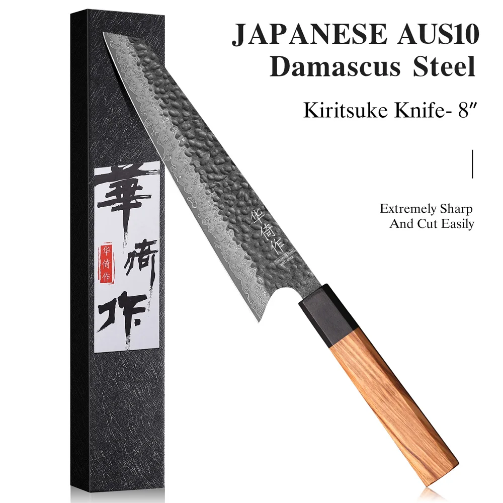 8" Japanese Kiritsuke Chef Knife Damascus Steel Sharp Cutting Meat Vegetable Slicer Cleaver Handmade Professional Kitchen Knives
8" Japanese Kiritsuke Chef Knife Damascus Steel Sharp Cutting Meat Vegetable Slicer Cleaver Handmade Professional Kitchen Knives