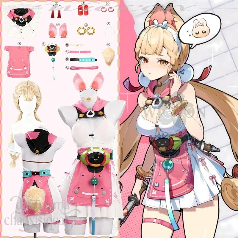 Kawaii Zenless Zone Zero Alice Thymefield Cosplay New Sea Of Thyme Costume Furry Headwear Sexy Jumpsuit Mini Dress Anime Game
Kawaii Zenless Zone Zero Alice Thymefield Cosplay New Sea Of Thyme Costume Furry Headwear Sexy Jumpsuit Mini Dress Anime Game