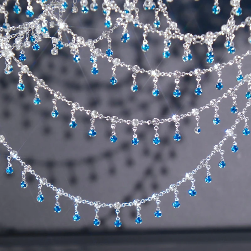 Tassel Crystal Wave Metal Chain Diy Decorative Rhinestone Fringe Trim Sewing On Clothing Shoes Bag Wedding Dress New
Tassel Crystal Wave Metal Chain Diy Decorative Rhinestone Fringe Trim Sewing On Clothing Shoes Bag Wedding Dress New