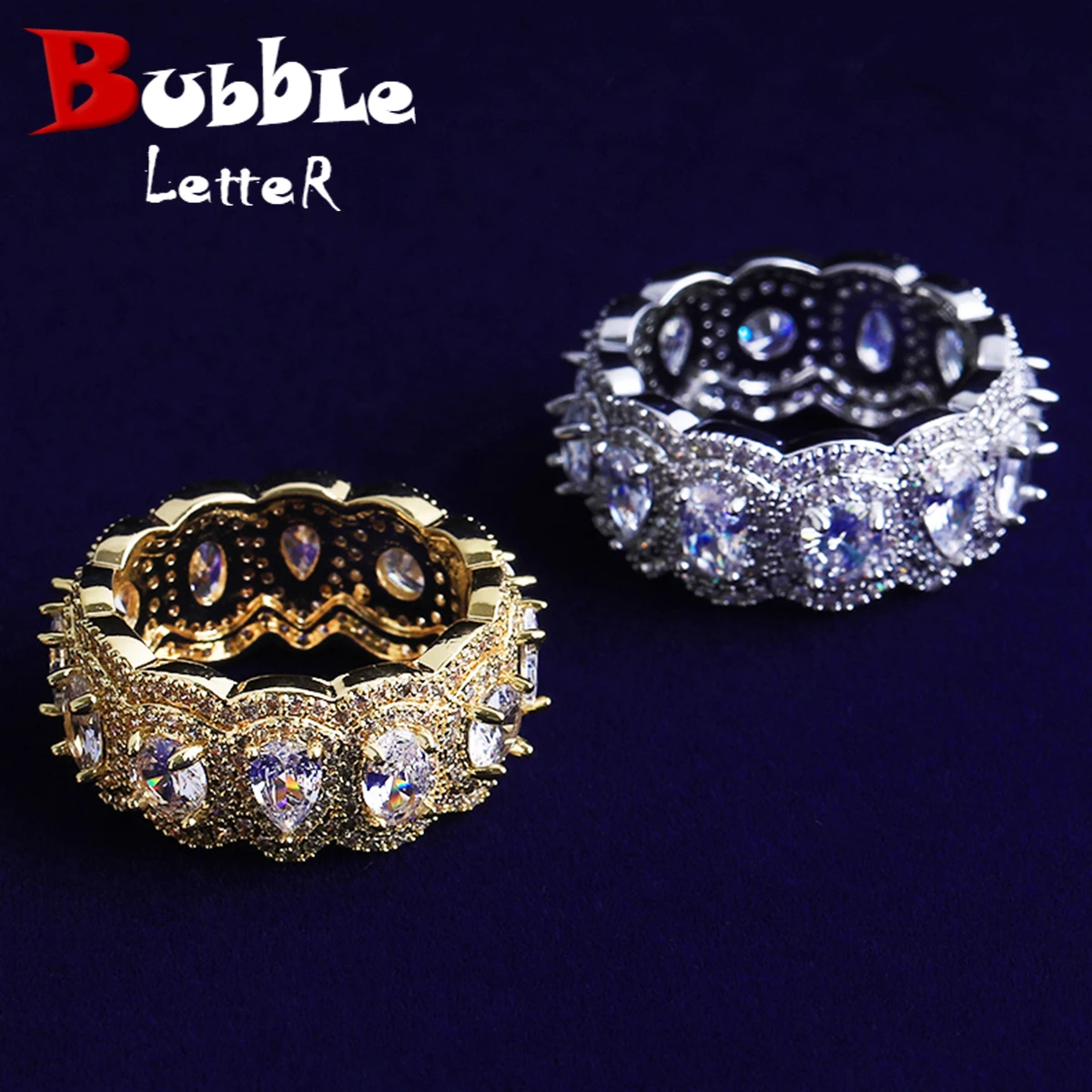 Bubble Letter Iced Out Multi Shape Stones Ring for Men Real Gold Plated Cubic Zirconia Hip Hop Jewelry
Bubble Letter Iced Out Multi Shape Stones Ring for Men Real Gold Plated Cubic Zirconia Hip Hop Jewelry