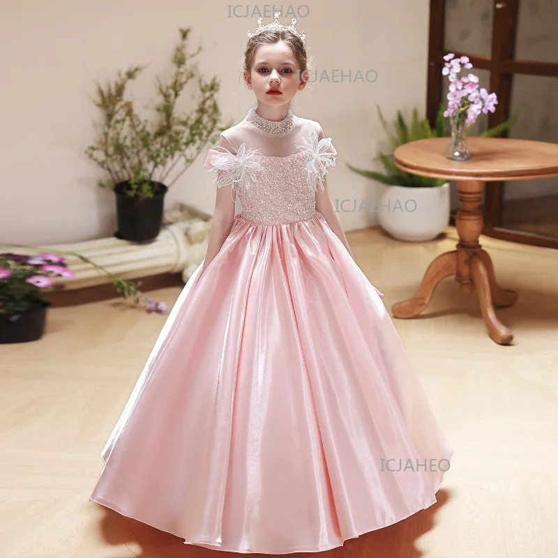 2026 Children Girls Pink Elegant Fashion Party Banquet Princess Gown Violin Performance Outfit Formal Dresses New Kids Birthday
2026 Children Girls Pink Elegant Fashion Party Banquet Princess Gown Violin Performance Outfit Formal Dresses New Kids Birthday