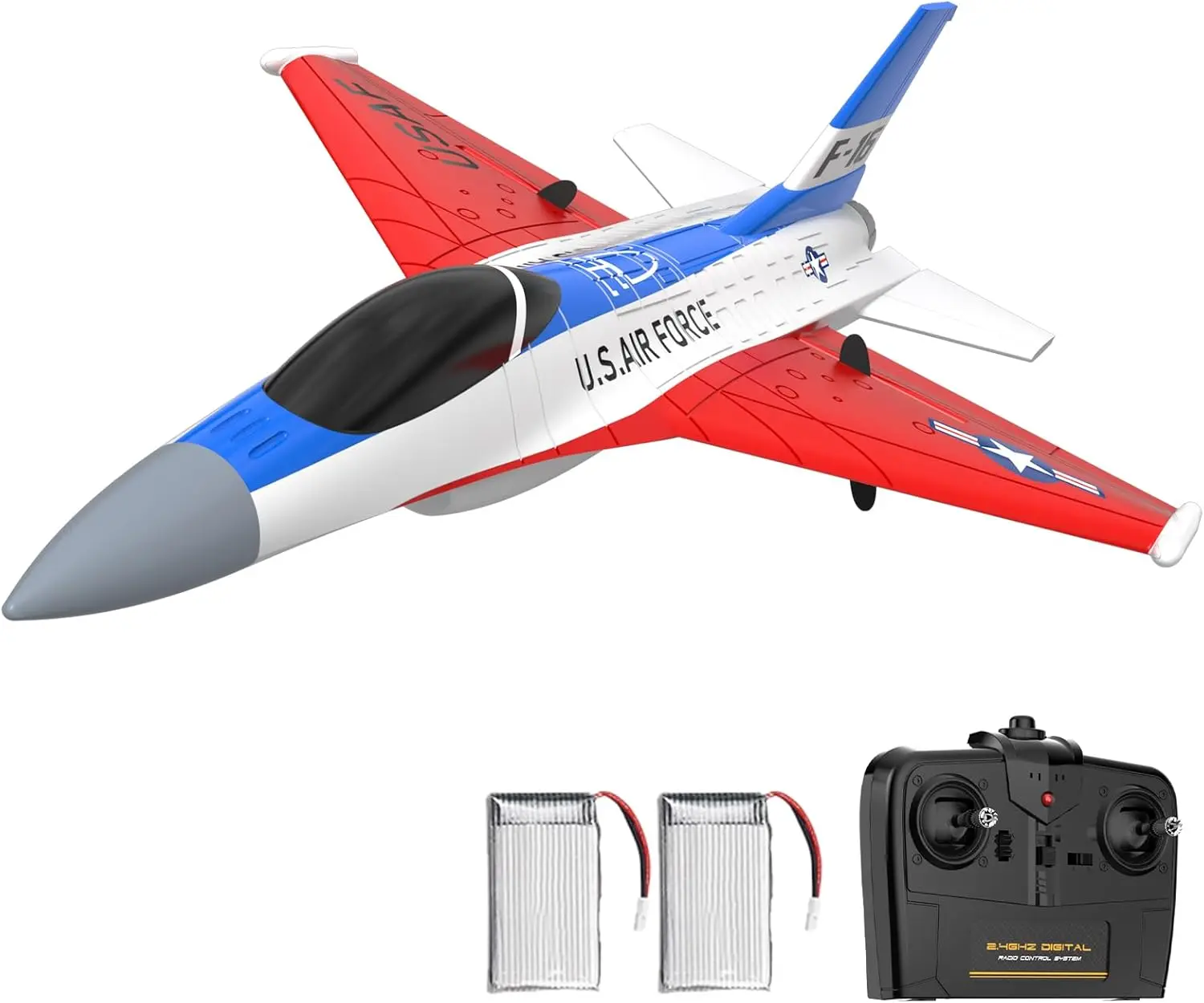 3CH Foam RC Airplane Fighter Jet for Adults, 2.4GHz RTF Remote Control Aircraft with 6-Axis Gyro, Easy to Fly Beginner-Friendly Radio Controlled Plane
3CH Foam RC Airplane Fighter Jet for Adults, 2.4GHz RTF Remote Control Aircraft with 6-Axis Gyro, Easy to Fly Beginner-Friendly Radio Controlled Plane