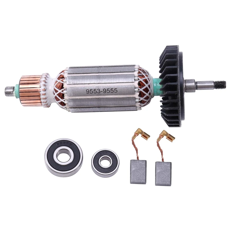Якорный ротор для угловой шлифовальной машины Makita 9553NB 9553HB N 9555, ротор с подшипником 607, фотоаксессуары
Якорный ротор для угловой шлифовальной машины Makita 9553NB 9553HB N 9555, ротор с подшипником 607, фотоаксессуары