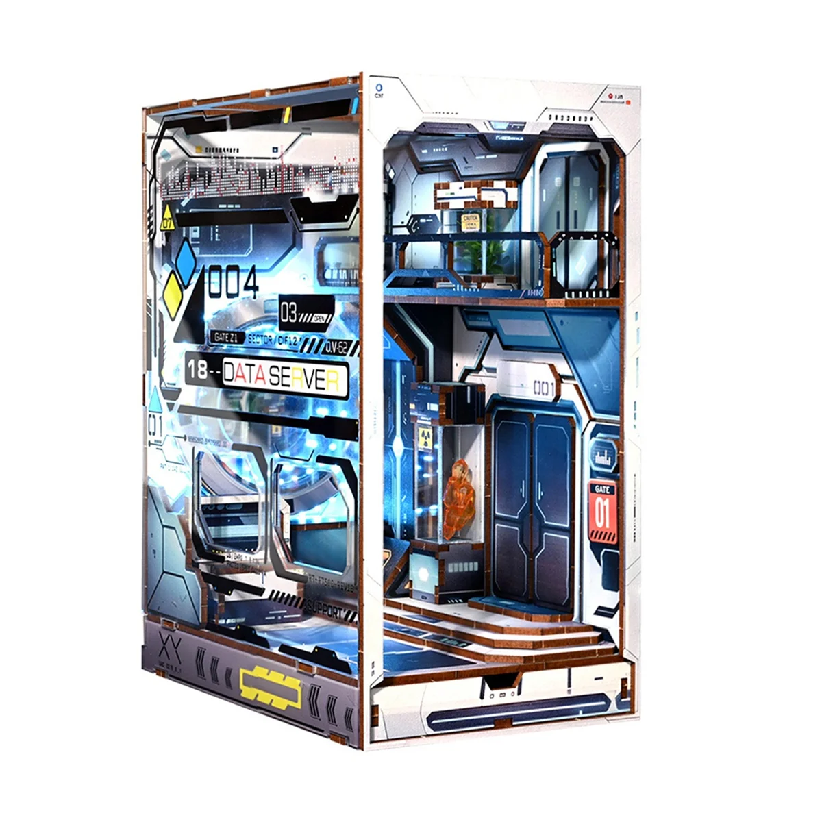 X55A-DIY Book Nook Kit, Space-Inspired 3D Wooden Puzzle Bookend for Bookshelf Decor, with Light Model Kits for
X55A-DIY Book Nook Kit, Space-Inspired 3D Wooden Puzzle Bookend for Bookshelf Decor, with Light Model Kits for