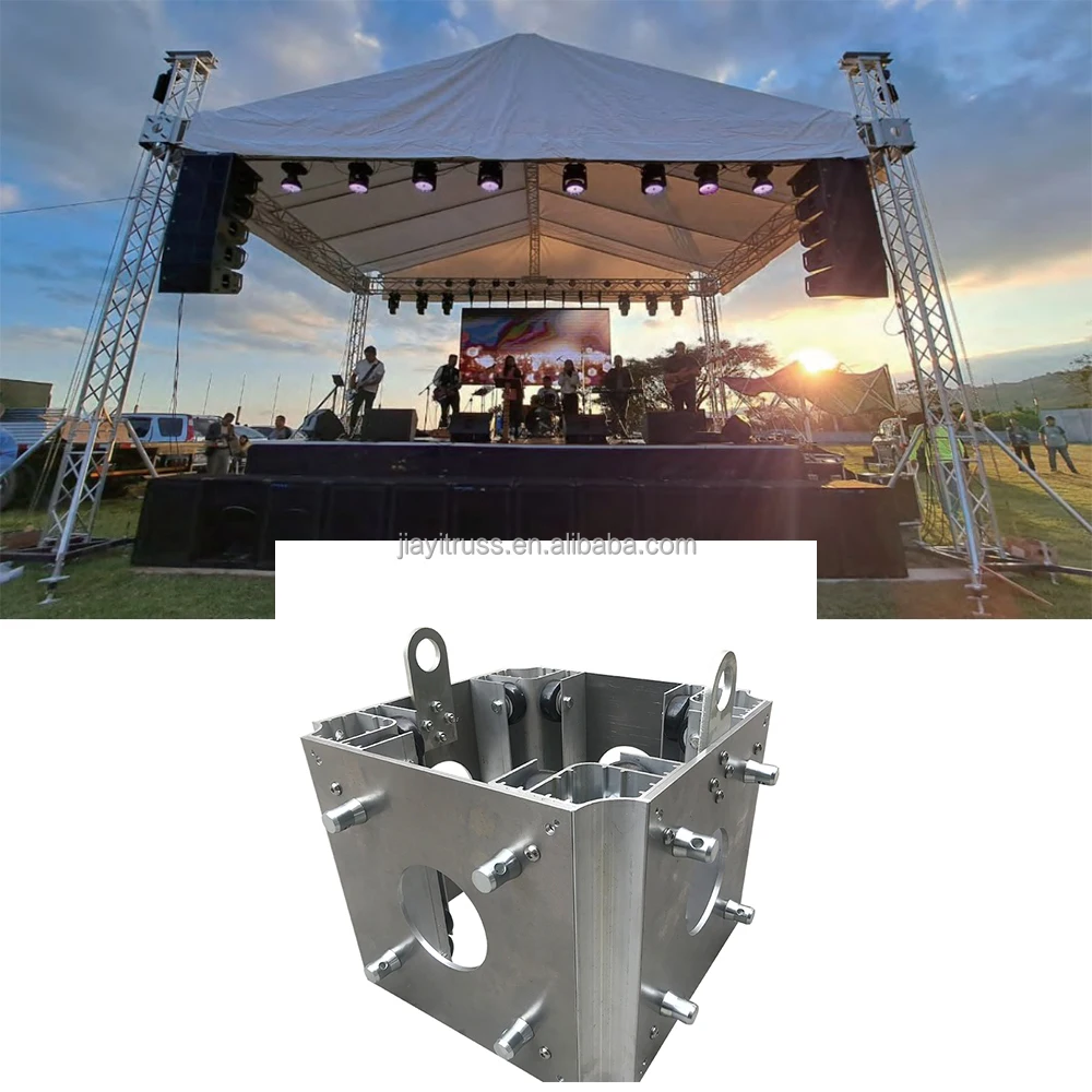 TUV Certified Aluminum Stage Truss Lifting System Manufacturer Ground Support Tower Aluminum Truss Display
TUV Certified Aluminum Stage Truss Lifting System Manufacturer Ground Support Tower Aluminum Truss Display