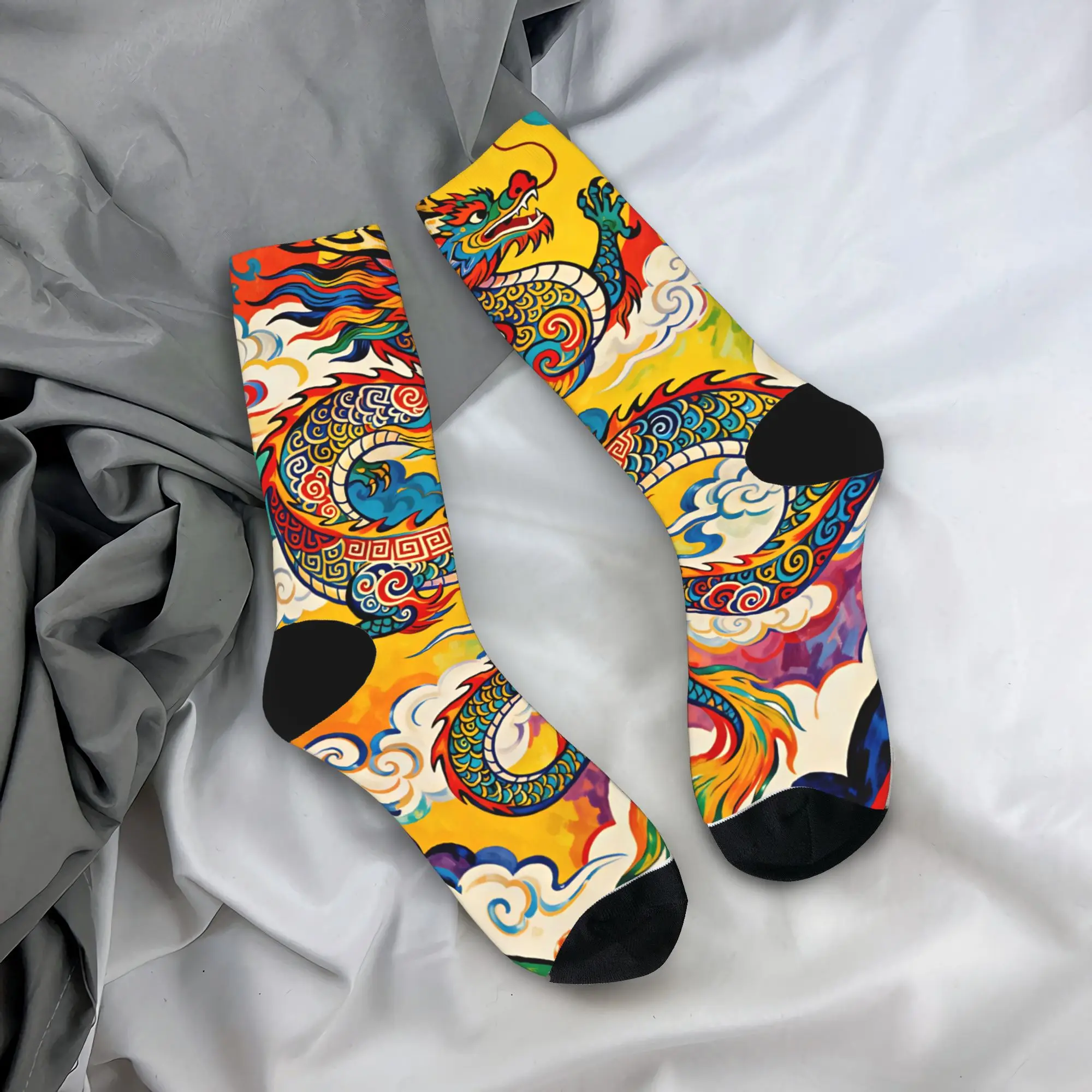 Men's Socks Japanese Ukiyo-e Style Oriental Dragon Theme Stockings Winter Fashion Soft Breathable Socks Cycling Non Skid Socks
Men's Socks Japanese Ukiyo-e Style Oriental Dragon Theme Stockings Winter Fashion Soft Breathable Socks Cycling Non Skid Socks