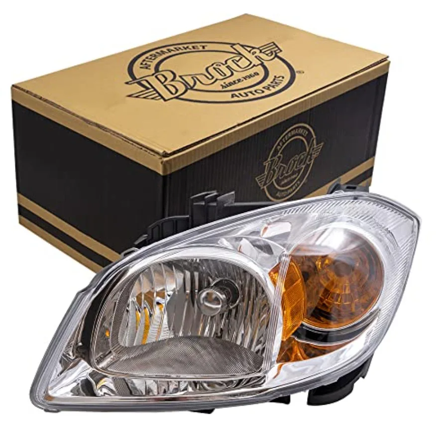 Headlight for 2005-2010 Chevrolet Cobalt with Bracket and Clear Lens Compatible with 2007-2009 Pontiac G5 Designed for Enhanced
Headlight for 2005-2010 Chevrolet Cobalt with Bracket and Clear Lens Compatible with 2007-2009 Pontiac G5 Designed for Enhanced