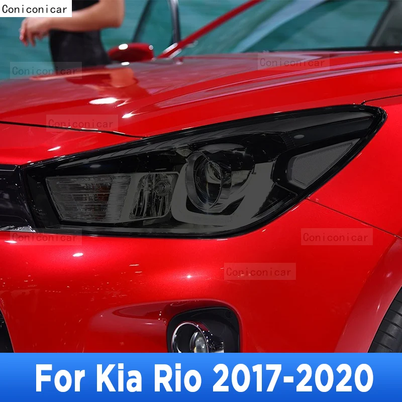 Для автомобильных фар Kia Rio 2017-2020, передняя лампа с защитой от царапин, ТИНТ, фотолампа, аксессуары для ремонта, наклейка
Для автомобильных фар Kia Rio 2017-2020, передняя лампа с защитой от царапин, ТИНТ, фотолампа, аксессуары для ремонта, наклейка