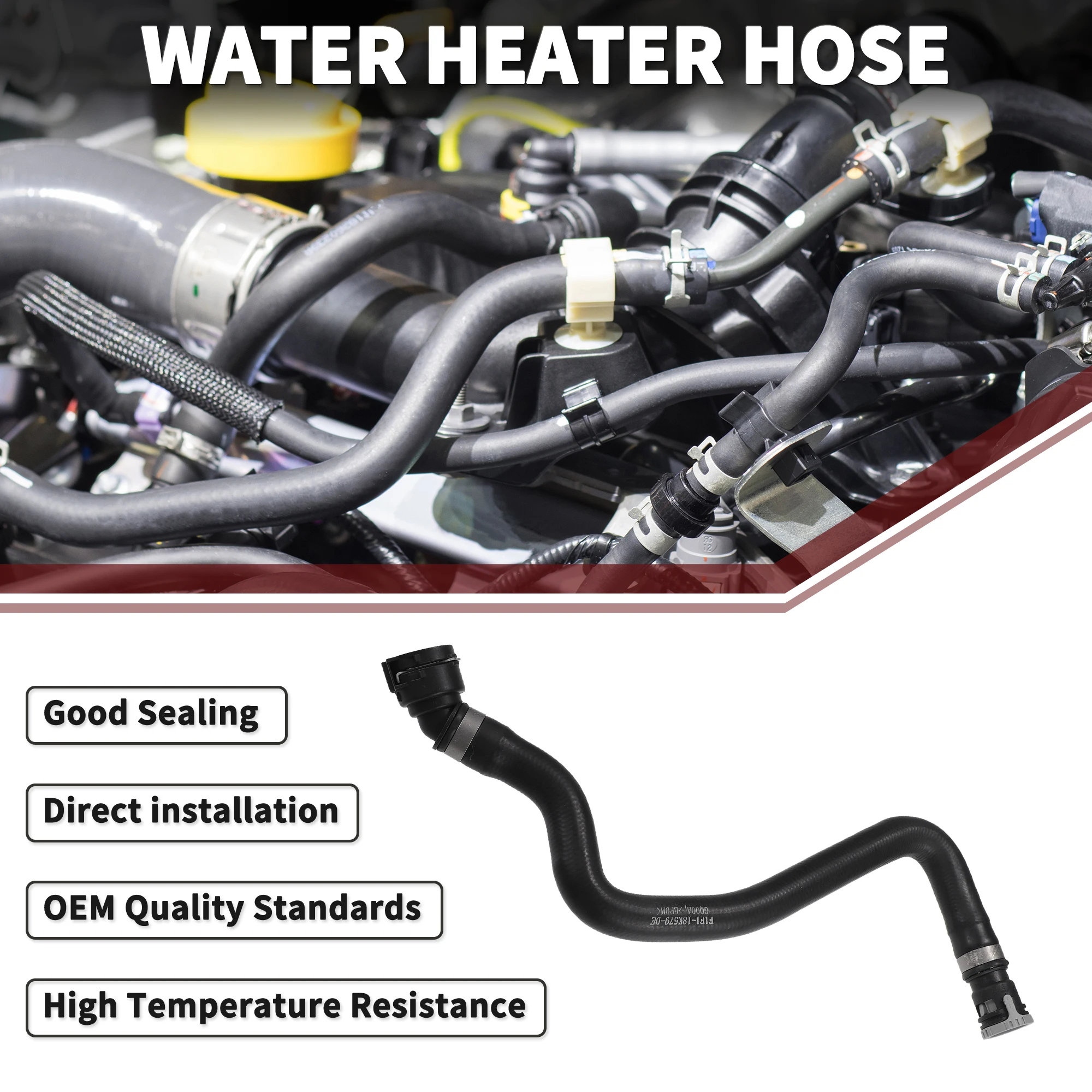 UXCELL Water Heater Hose for Ford C-Max 2015-2019 No.F1F118K579XA | Black 1 Pcs
UXCELL Water Heater Hose for Ford C-Max 2015-2019 No.F1F118K579XA | Black 1 Pcs