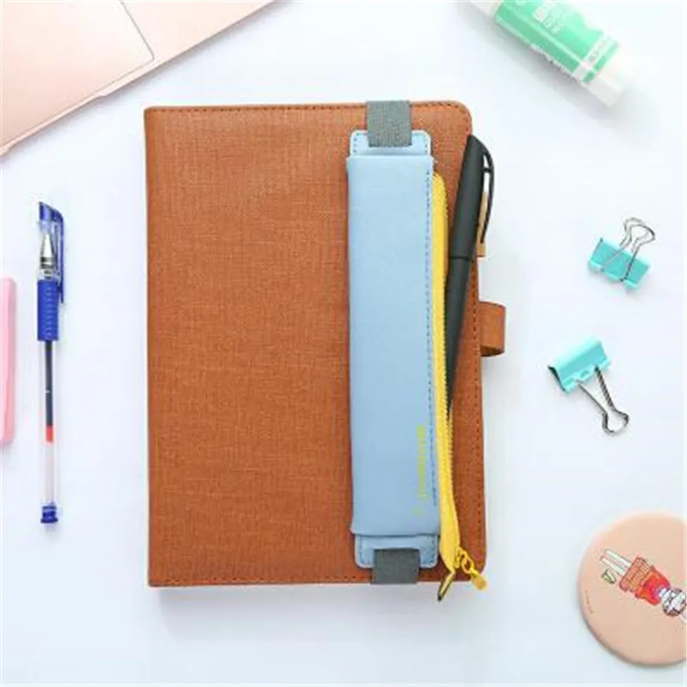 PU Leather Pen Bag Elastic Buckle Pencil Case for Book Notebook Fashion School Pen Case for Office Meeting Portable Stationery
PU Leather Pen Bag Elastic Buckle Pencil Case for Book Notebook Fashion School Pen Case for Office Meeting Portable Stationery