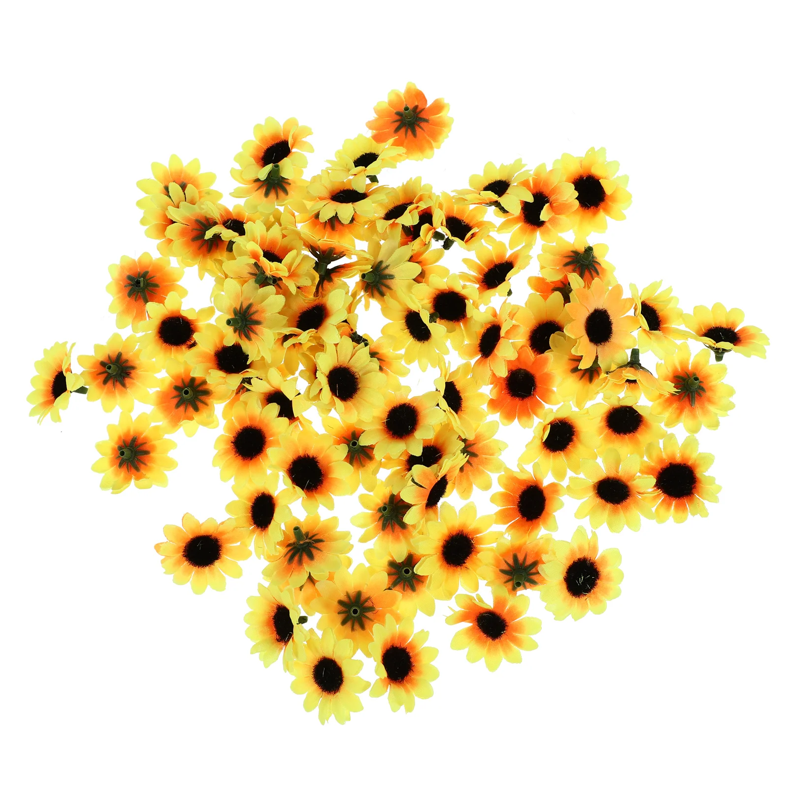 100 Pcs Wedding Decorations Small Artificial Sunflower Heads Fake for Craft Yellow Faux Arrangement
100 Pcs Wedding Decorations Small Artificial Sunflower Heads Fake for Craft Yellow Faux Arrangement