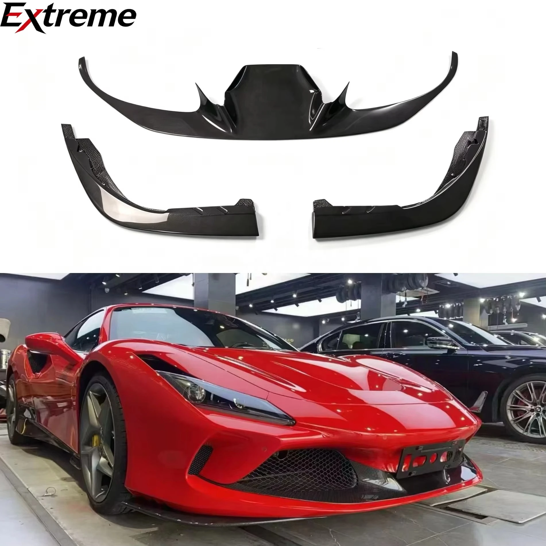 OEM Style Carbon Fiber Bumper Splitter Extended Front Lip Factory Direct Sales for Ferrari F8
OEM Style Carbon Fiber Bumper Splitter Extended Front Lip Factory Direct Sales for Ferrari F8