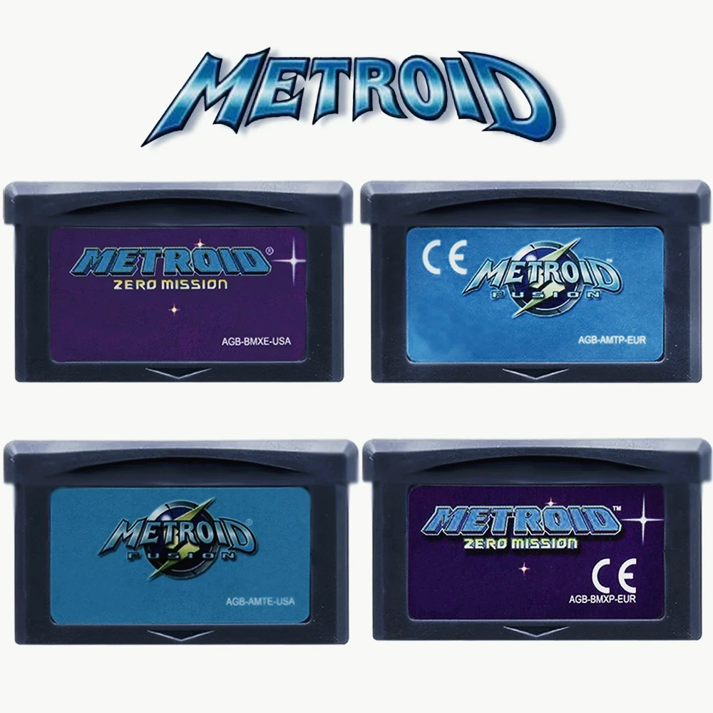 32-битный картридж GBA для видеоигр серии Metroid Fusion Zero Mission для GBA NDS, США, европейская версия
32-битный картридж GBA для видеоигр серии Metroid Fusion Zero Mission для GBA NDS, США, европейская версия