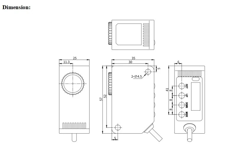 2026 4. Detection distance 18 ~ 28mm 24VDC 10% rgb color scale recognition sensor photoelectric switch color dete
2026 4. Detection distance 18 ~ 28mm 24VDC 10% rgb color scale recognition sensor photoelectric switch color dete