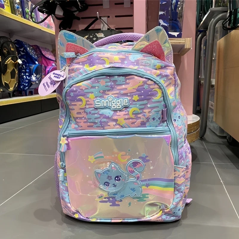 Австралийский рюкзак Smiggle для учеников начальной школы, рюкзак для девочек с мультяшным рисунком для детей для уменьшения нагрузки
Австралийский рюкзак Smiggle для учеников начальной школы, рюкзак для девочек с мультяшным рисунком для детей для уменьшения нагрузки