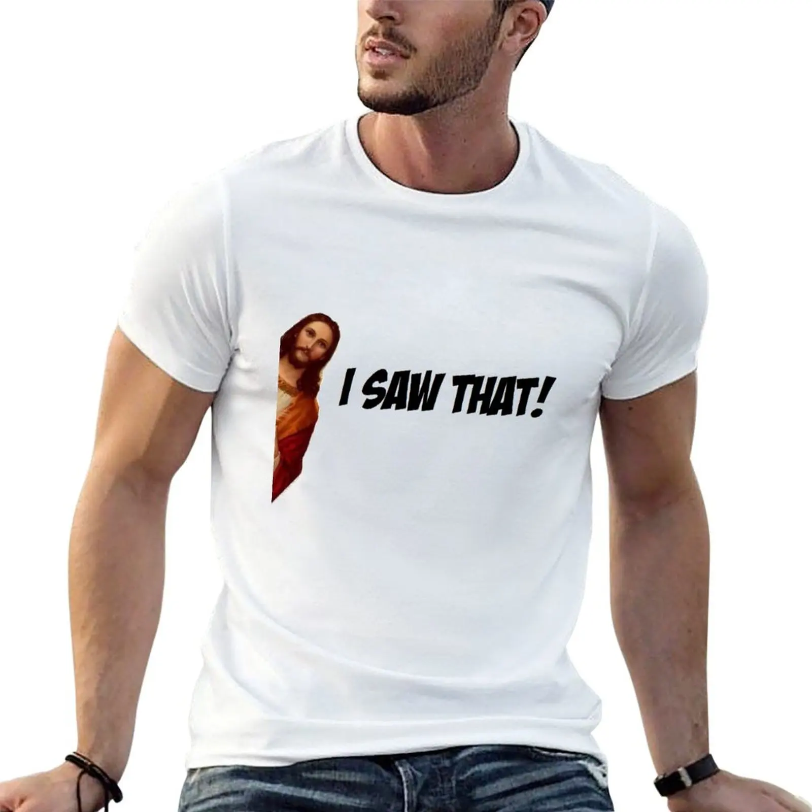 I see that! (Jesus) T-Shirt t shirts for man cotton soft t shirts designer funny t shirts cotton T-shirt
I see that! (Jesus) T-Shirt t shirts for man cotton soft t shirts designer funny t shirts cotton T-shirt