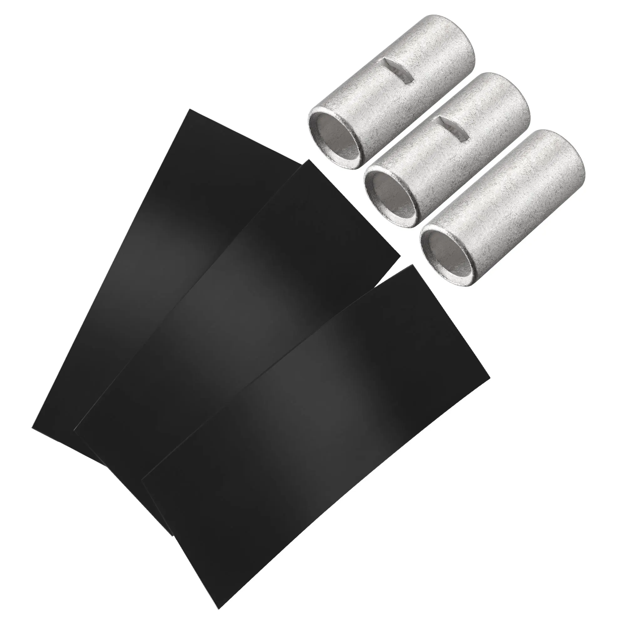 Uxcell Non-Insulated Copper Wire Crimp Connector Terminals 1/0 AWG with PVC Heat Shrink Tubing for Electrical, Pack of 3
Uxcell Non-Insulated Copper Wire Crimp Connector Terminals 1/0 AWG with PVC Heat Shrink Tubing for Electrical, Pack of 3
